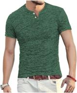 👕 мужская футболка ziwoch sleeve henley - премиальная спортивная одежда для стильных мужчин! логотип