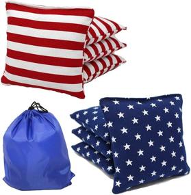 img 1 attached to Premium Regulation Cornhole Bags by Free Donkey Sports. Corn-Filled. Over 25 Vibrant Color Options Available