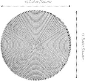 img 3 attached to Placemats Dining Inches Diameter Circular Food Service Equipment & Supplies