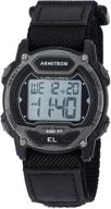 ⌚ armitron sport 45/7004 unisex digital chronograph watch with nylon strap logo