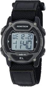 img 4 attached to ⌚ Armitron Sport 45/7004 Unisex Digital Chronograph Watch with Nylon Strap