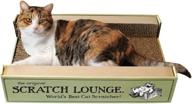 🐱 superior scratch lounge xl with catnip - top-rated cat scratcher for optimal seo logo