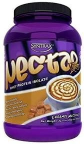 img 3 attached to ☕️ Syntrax - Nectar Lattes Caramel Macchiato: Grass-Fed Whey Protein Isolate, Robust Coffee Latte Flavor - 32oz, 2 Pound