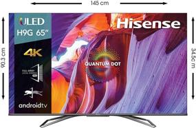img 3 attached to 📺 Hisense 65-дюймовый H9 Quantum Series 4K ULED Smart TV с Android и голосовым управлением без использования рук (65H9G, модель 2020)