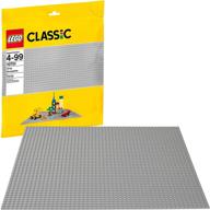 enhanced lego classic grey baseplate 10701 logo