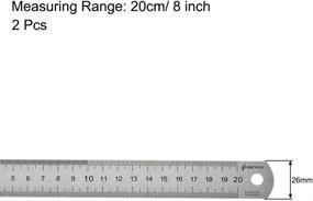 img 3 attached to Uxcell Straight Stainless Measuring Hanging Measuring & Layout Tools and Linear Measurement