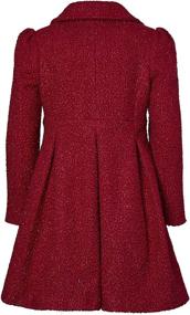 img 3 attached to 👑 Crimson Sparkle Princess Winter Jacket - Girls' Clothing and Dresses