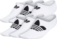 🧦 adidas originals women's trefoil superlite super no show socks (pack of 6) logo