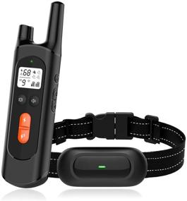 img 4 attached to 🐶 Waterproof Rechargeable Dog Training Collar - 2600Ft Remote Range, Vibration, Beep, Shock Modes, Adjustable Levels - Complete Dog Training Set