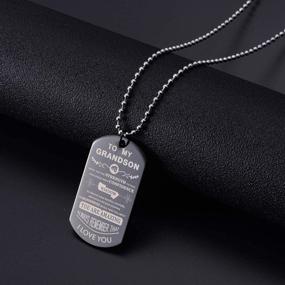 img 2 attached to Danjie Meaningful Stainless Inspirational Blackgun Plated Stainless Steel