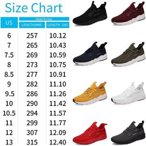 img 3 attached to UUBARIS Lightweight Running Breathable Sneakers Men's Shoes