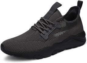 img 4 attached to UUBARIS Lightweight Running Breathable Sneakers Men's Shoes