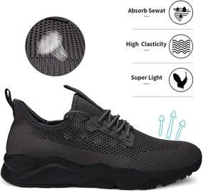 img 2 attached to UUBARIS Lightweight Running Breathable Sneakers Men's Shoes