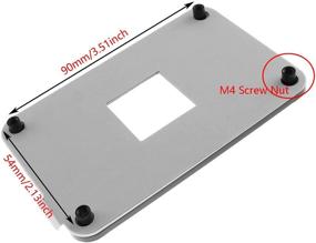 img 3 attached to 💻 AM4 Socket Durable CPU Heatsink Bracket Motherboard Cooling Mounting Plate for AMD, Backplane Back and DGZZI AM4 CPU Fan