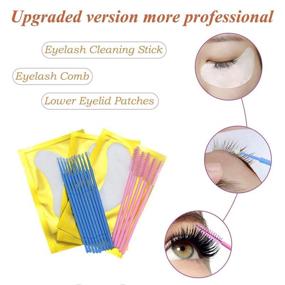 img 3 attached to 👁️ Профессиональный набор для подкручивания ресниц Professional Lash Lift Kit для перманентного завивания ресниц с использованием наращивания ресниц, завивкой ресниц и их подъемом - Перманентная завивка ресниц, качество салона. В комплекте: защитные щитки для глаз, пластыри и аксессуары.