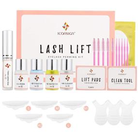 img 4 attached to 👁️ Профессиональный набор для подкручивания ресниц Professional Lash Lift Kit для перманентного завивания ресниц с использованием наращивания ресниц, завивкой ресниц и их подъемом - Перманентная завивка ресниц, качество салона. В комплекте: защитные щитки для глаз, пластыри и аксессуары.