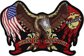 img 4 attached to Marines Eagle Embroidered Patch American