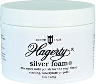 hagerty 11070 mild silver polish, 8 oz - white logo