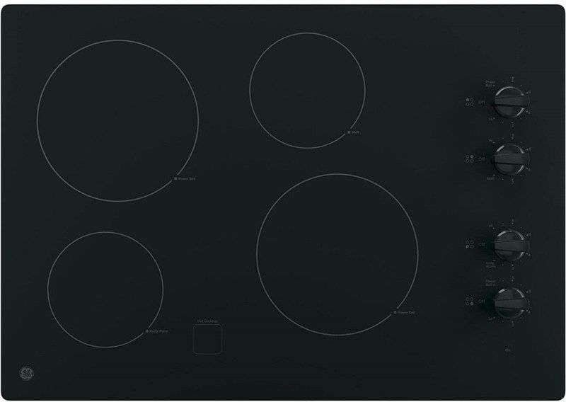 ge jp3030djbb 30 inch smoothtop electric cooktop