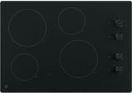 🔥 ge jp3030djbb 30 inch smoothtop electric cooktop: powerful 4 radiant elements, knob controls, keep warm melt setting, black logo