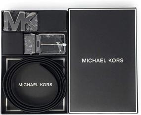 img 1 attached to Black and Brown Michael Kors Belt