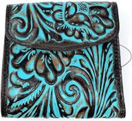 patricia nash womens bifold turquoise logo