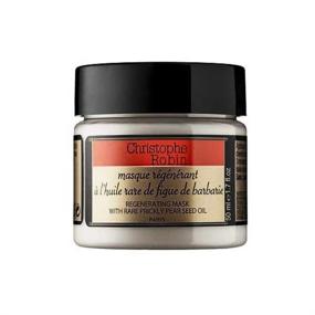 img 3 attached to Revitalize Hair with Christophe Robin Regenerating Mask Deluxe Sample - 1.7 oz: Infused with Rare Prickly Pear Seed Oil!