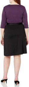 img 1 attached to 👗 Plus Size Faux Wrap Dresses for Women by Star Vixen - Women's Clothing