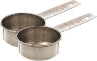 🥄 lkerlan 0.25 cup stainless steel measuring cup (steel) logo