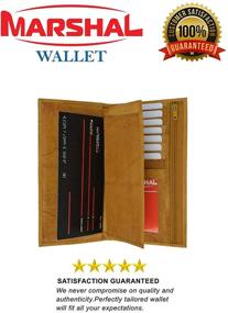 img 3 attached to 📚 Premium Leather Checkbook Wallet Organizer: Genuine & Stylish Solution for All Your Needs