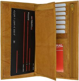 img 4 attached to 📚 Premium Leather Checkbook Wallet Organizer: Genuine & Stylish Solution for All Your Needs