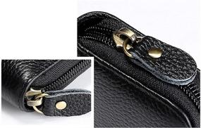 img 1 attached to 🔒 Protect Your Valuables with Mokoze Cowhide Blocking Prevention (Black) Men's Accessories: Safeguard Against Theft