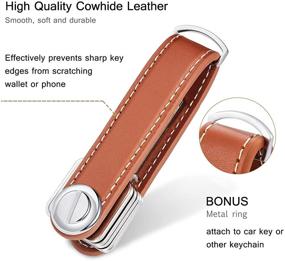 img 3 attached to 📦 Versatile Leather Organizer Compact Holder with Folding Design - Streamline and Simplify Your Essentials