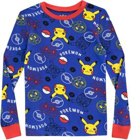 img 3 attached to 🐭 Pikachu Pajamas for Boys - Pokemon-themed Sleepwear