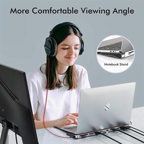 img 1 attached to 🔌 NOV8Tech USB C Laptop Docking Station - 14in1 Triple Display, HDMI & VGA - For M1 MacBook Pro Air & Type C Laptops - 100W USB-C PD - Gigabit Ethernet - USB 3 & Memory Card Reader - Audio