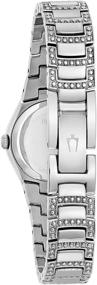 img 2 attached to ⌚ Bulova Crystal Quartz Women's Watch, Stainless Steel, Silver-Tone (Model: 96L170) with Enhanced SEO