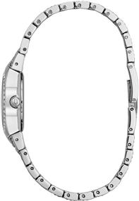 img 3 attached to ⌚ Bulova Crystal Quartz Women's Watch, Stainless Steel, Silver-Tone (Model: 96L170) with Enhanced SEO