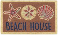 🏖️ dii натуральный кокосовый коврик, коврик "дом, милый дом", добро пожаловать в домик на пляже, 18x30 дюймов логотип