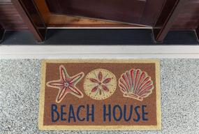 img 3 attached to 🏖️ DII Natural Coir Doormat, Home Sweet Home Mat, Beach House Welcome, 18x30-Inch