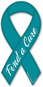 img 1 attached to Cure Ovarian Cancer Ribbon Magnet