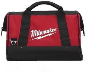 img 2 attached to 🛠️ Milwaukee 17 Inch Heavy Duty Canvas Tool Bag - 6 Interior Pockets, Reinforced Bottom, Strap Ring (Shoulder Strap Sold Separately)
