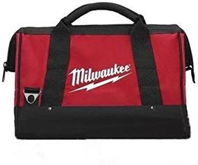img 3 attached to 🛠️ Milwaukee 17 Inch Heavy Duty Canvas Tool Bag - 6 Interior Pockets, Reinforced Bottom, Strap Ring (Shoulder Strap Sold Separately)