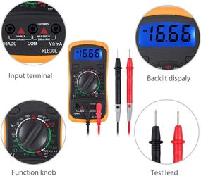 img 3 attached to 🔌 Neoteck Electrical Testing Kit: Mini Digital Multimeter with Receptacle Outlet Tester and Non-Contact AC Voltage Detector Pen - Optimal Bundle for Enhanced Performance!