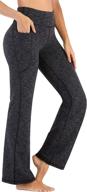 heathyoga high waisted bootcut yoga pants with pockets - women's workout & dress pants логотип