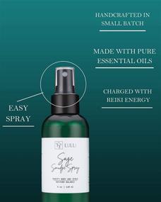 img 1 attached to 🌿 Lulli White Sage Smudge Spray: The Ideal Smokeless Alternative for Negative Energy Cleansing & Stress Relief