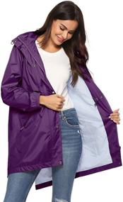 img 2 attached to Avoogue Womens Waterproof Jackets Windbreaker Women's Clothing in Coats, Jackets & Vests