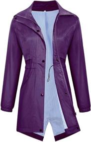 img 1 attached to Avoogue Womens Waterproof Jackets Windbreaker Women's Clothing in Coats, Jackets & Vests