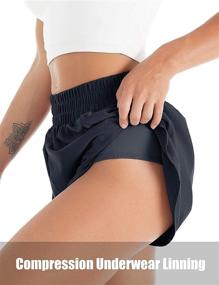 img 2 attached to 🩳 BMJL Women's Workout Shorts: FlexFit Booty Gym Shorts for Ultimate Performance and Comfort