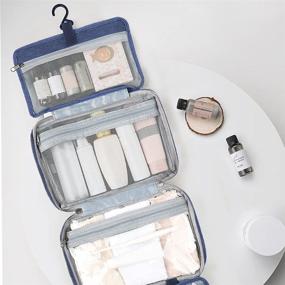 img 3 attached to 🧳 Ultimate Water Resistant Organizer: Travel Toiletry Bag for Toiletries & Accessories