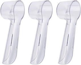 img 4 attached to 🦷 3 Pack Toothbrush Cover for Oral-B Electric Toothbrush, Replacement Head Covers for Travel & Home, Brush Protection Accessories